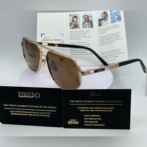 Zilli ZL65091 ZEISS Lenses  C02 N241‼️Size 61-15-145 Made in France 🇫🇷🏆‼️